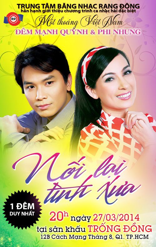 Liveshow Mạnh Quỳnh – Phi Nhung: Nối lại tình xưa (2014)