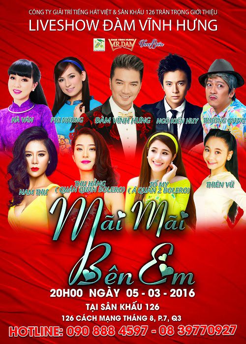 LiveShow Bolero Đàm Vĩnh Hưng – Mãi Mãi Bên Em (2016)