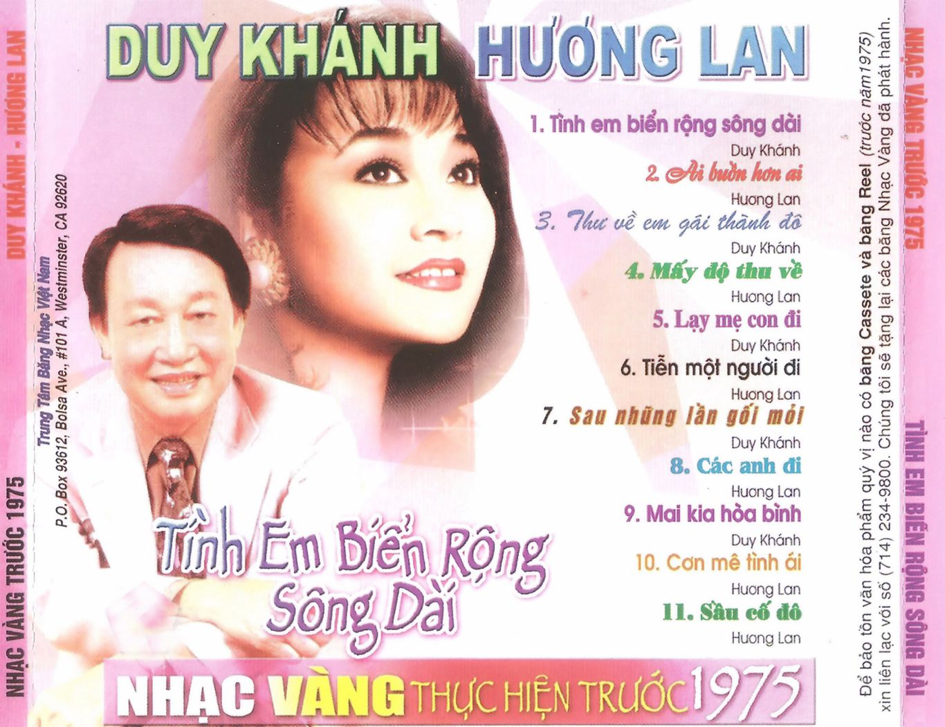 Duy Khánh – Hương Lan: Tình Em Biển Rộng Sông Dài