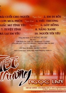 Cỏ Hồng CD : Ngọc Lan – Tiếc Thương