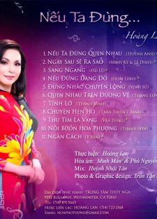 TNCDCS: Hoàng Lan – Nếu Ta Đừng