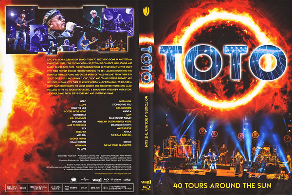 Toto 40 Tours Around The Sun